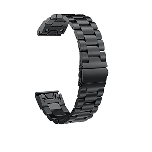 Bracelet en acier inoxydable Garmin Mk1 et S60, installation facile et rapide