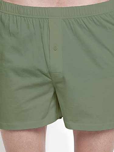 Image of RAMRAJ COTTON Men Knitted Real Relax Without Pocket Inner Elastic Boxer