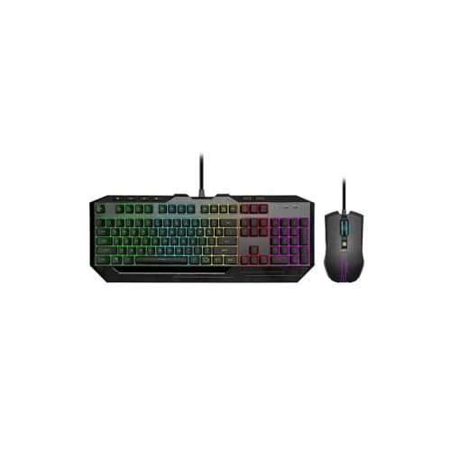 Cooler Master Kit Teclado E Mouse Gamer Membrana Devastator 3 Rgb Preto Usb Abnt2