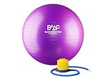 Black Mountain Products Professional Grade Stability Ball, Purple, 65 cm