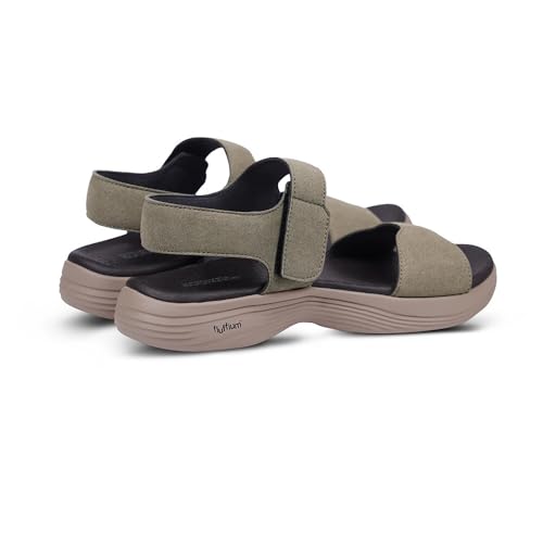Image of HAPPENSTANCE | AdaWomen's Sandals - Stylish & Comfortable Open-Toe Flats | Casual Summer Sandals with Anti-Slip Sole