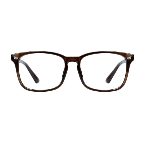 Image of TIJN Blue Light Blocking Glasses for Women Men Square Frame Nerd Eyeglasses Anti Blue Ray Computer Screen Glasses