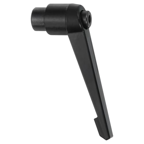 Image of uxcell 1Pcs M10 Adjustable Knobs Handle Female Thread Push Button Ratchet Quick Release Locking Rotating Bolt for Lathe Machinery, Black