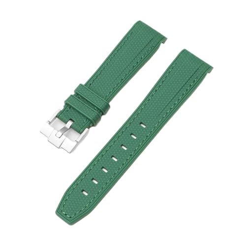 [X] VRXgbv For Swatch X Ή For Omega Ή For Moonswatch Ή XeXX`[obN 20mm 22mm Y fB[X \tg h pvoh(Dark green green