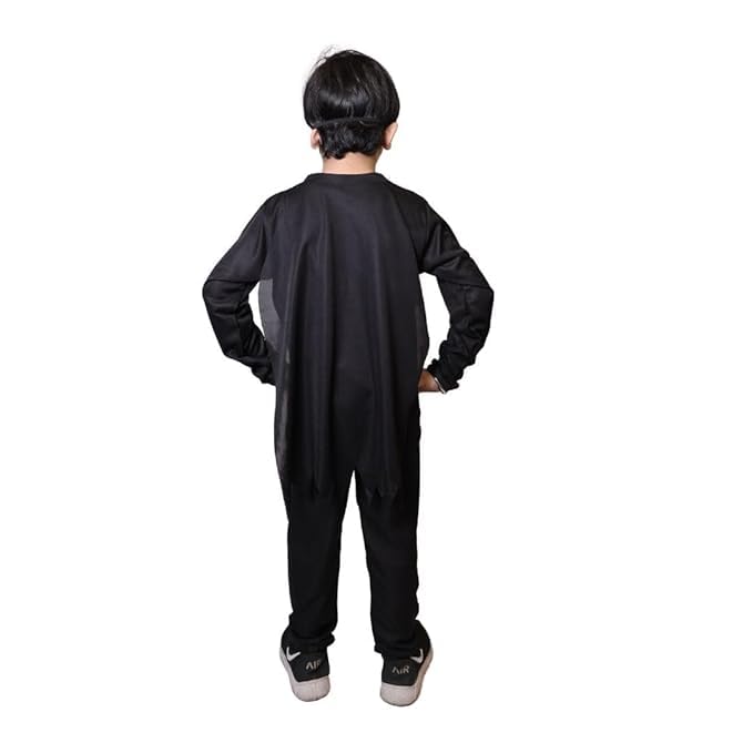 Image of Raj Costume Boys Superhero Costume Set with Mask | Blue Red Full Sleeve T-Shirt & Track Pants | Kids Fancy Dress for Birthday Party, School Function|Stretchable Comfortable