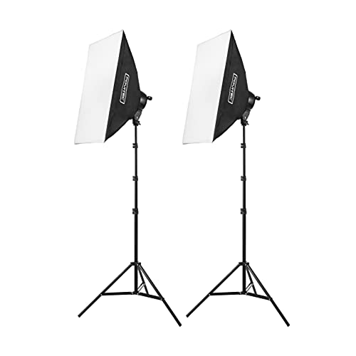 Fovitec 2-Light 2000W Fluorescent Studio Lighting Kit, 20