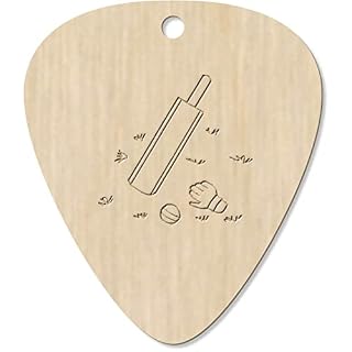 Azeeda 7 x ‘Batte de Cricket et Balle’ médiator/pic de Guitare (GP00027021) - Les Beatles, Paul McCartney, John Lennon, RIngo Starr, George Harrison
