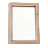 BEALIFE Cadre robuste en bois naturel pour la sérigraphie. Utilisations en usine textile. Maille légère avec cadre bois naturel, 20x30cm 43T