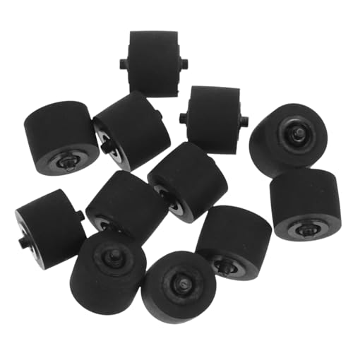 Generic - Generic 12pcs Cassette Pinch Roller Bearing Wheels for Recorder Plastic Rubber Maintenance Accessories