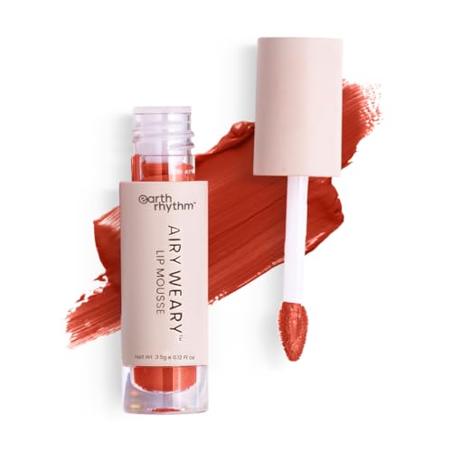 Image of Earth Rhythm Airy Weary Lipstick - Eroso | Moisturize Dry chapped Lips,Matte Finish | Hyaluronic Acid, Jojoba Seed Oil, Lotus extract - 3.5g