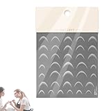 Autocollants pour Ongles French Tip | Fournitures pour Manucure Dégradé | Stickers Autoadhésifs Résistants - Pour Occasions Quotidiennes, Fêtes, Mariages, Vacances, Soirées et Salon à Domicile -