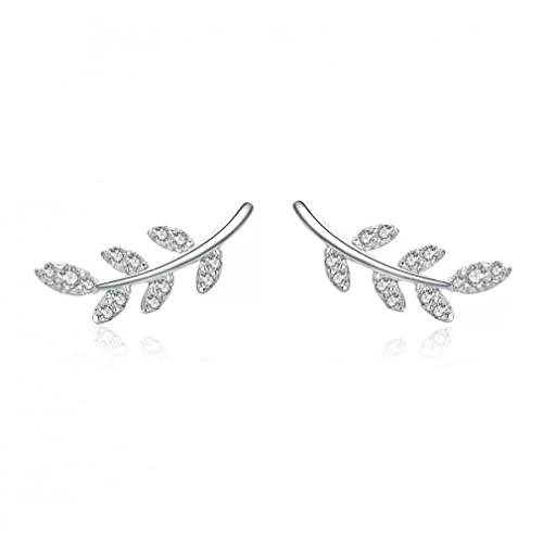 Boucles d'oreilles transparentes feuille de printemps idéales pour sublimer vos tenues de saison