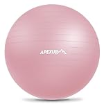 APEXUP Yoga Ball Exercise Ball Anti Slip Heavy Duty for Fitness, Balance & Core Workout