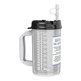 32 Oz W.E. Insulated Cold Drink Hospital Mug with Black Lid