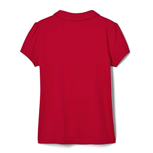 Image of French Toast Toddler Girls Short Sleeve Peter Pan Collar Polo