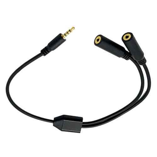 2.5mm Audio Splitter Cable, 2-Pack miniatura 2