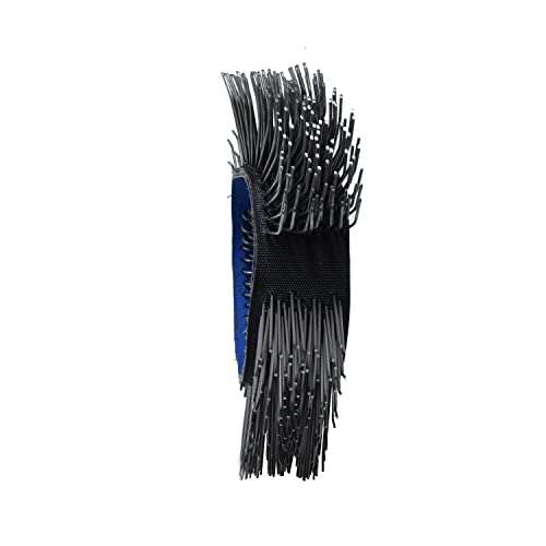 Image of Wire Wheel Brush 4 Inches for Cleaning The Edges of The Weld to Remove Burrs(Blue)