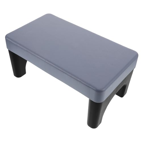 Tabouret de toilette pliable bleu et noir pour enfants et adultes