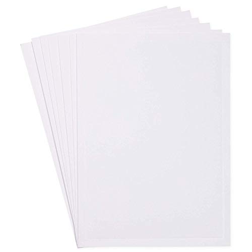 Blank Border Invitation Cards with Envelopes (5 x 7 in, 100 Pack)