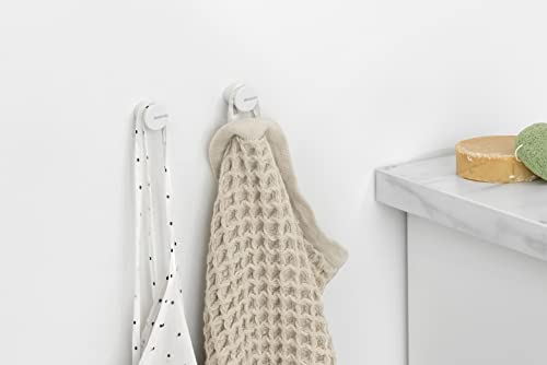 Brabantia, Mindset Towel Hooks, Ideal for Bathroom Toilet or Kitchen, Holds Up to 2 kg, Corrosion Resistant - Image 4
