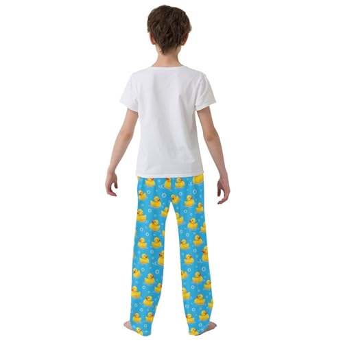 Pajama Pants Duck Bubbles Pattern Long Sleep Pants Lounge Bottoms 7