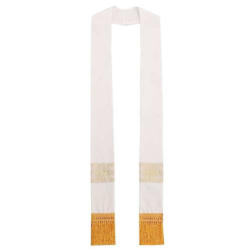 FAD-4U Catholic Clergy Stole with Embroidery for Priest and Pastor