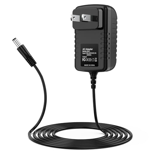PK Power 12V AC/DC Adapter for Yamaha P-45 P45 P-45B P45B 88-Key Weighted Action Digital Piano 12VDC Power Supply Cord Cable PS Wall Home Charger PSU