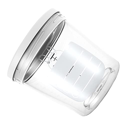 HAPINARY Travel Dispenser Milk Powder Dispenser 220ml Dispenser Box Portable Snack Container White