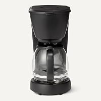 Amazon Basics Filterkaffeemaschine, 1,25 l Glaskaraffe / 10 Tassen, 30 min Warmhalten, 1000 W, schwarz, EU-Stecker – Ansicht 4