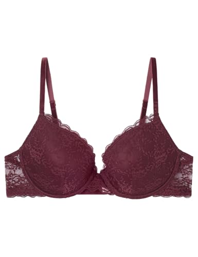 Women'secret Sujetador Acolchado Dusty Pink Collection Bra, Wine,...