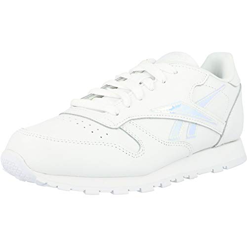 Reebok Classic Leather, Zapatillas de Deporte Niñas, White/White/White, 21 EU