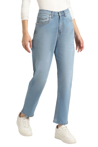 Image of Forever 21 Womens Solid Straight Fit Straight Fit Jeans