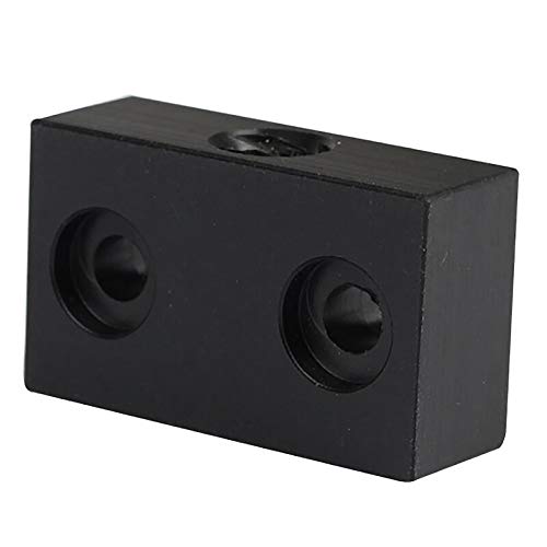 Lysee 3D Printer Parts & Accessories - 3D Printer Nut T for Type Anti-Backlash Nut Block T8 Screw 8mm Screw Lead - (Color: Black)