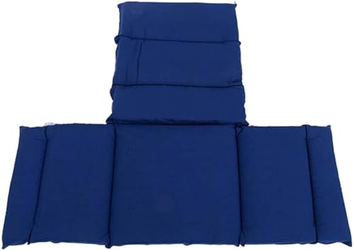 UHGFIMP Cojín para Silla de Ruedas, cojín cómodo para Silla de Ruedas con Respaldo, cojín Lavable y Transpirable, Alivio del Dolor y cojín antiescaras para Personas Mayores,Blue
