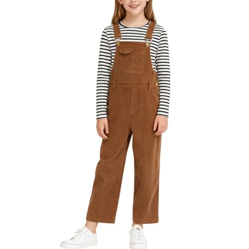 Rolanko Mädchen Cord-Overalls Anpassbar Träger Latzhose mit...
