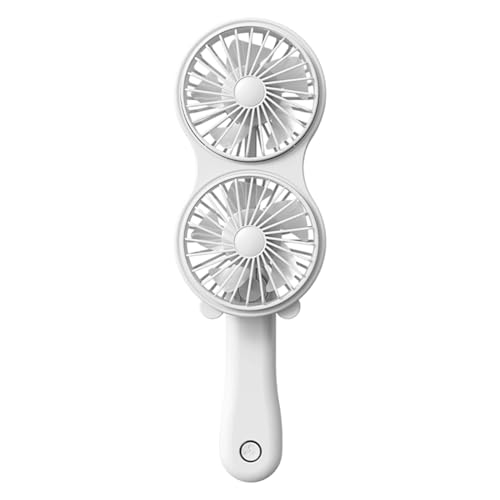 Genérico Ventilador Portátil - Ventilador de Sobremesa Personal | Circulador de Aire Recargable por USB para Viajes Playa Bodas Gimnasio y Exteriores