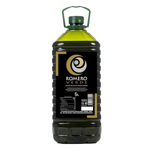 Aceite Romero Verde - Aceite de Oliva Virgen Extra. Garrafa 5L AOVE 100% 25/26