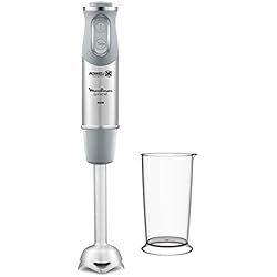 Moulinex Powelix Life Dd95Hd Moulinex DD650D Quickchef1in1 - Mezclador de inmersión, pie de acero, tecnología Powelix, 10 velocidades, 800 mililiters, inoxidable