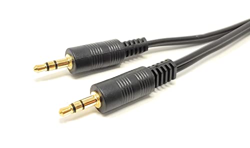 MainCore 10m Black Audio AUX Cable 3.5mm to 3.5mm for Mobile Phones Computers, Laptops, Mp3 Players, Macbook, iMac - Image 2