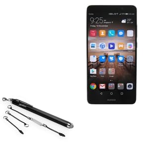 BoxWave Stylus Pen Compatible with Huawei Mate 9 Pro - EverTouch Capacitive Stylus, Fiber Tip Capacitive Stylus Pen - Jet Black