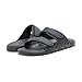 HUGO, Double Strap Adjustable Sandal, black gloss, 11