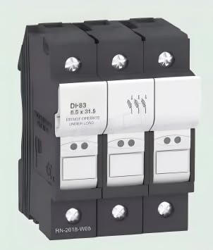 DF83,Fuse Holder 3P 25A,Fuse Size 8.5X31.5mm,Original Packaging,Never Used,in Stock,Ship Now.