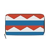 PU-Leder Damen Clutch/Geldbörse aus Leder, Motiv Russische Flagge