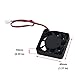 Antrader 12V Brushless DC Cooling Fan for DIY 3D Printer Extruder Humidifier Pack of 6