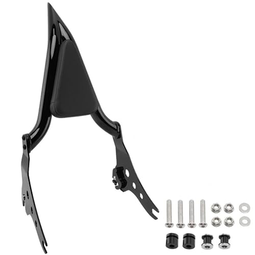 に適合する ソフテイル に適合する ストリート に適合する ボブ に適合する FXBB 2018-2025 バイク用 取り外し可能 パッセンジャーバックレスト リアシーシーバー PUレザー バイク用 リアキャリア