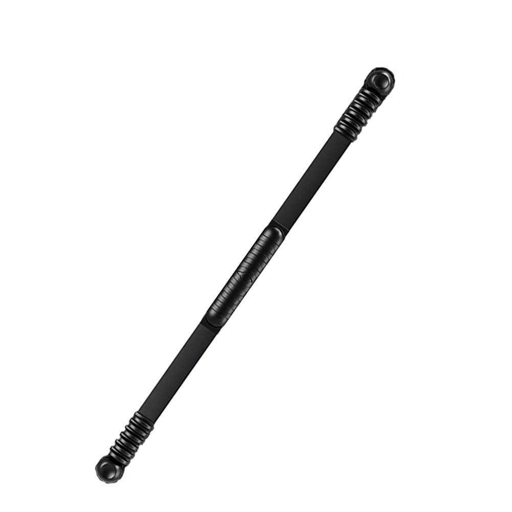 Bastón oscilante con vibración de alta frecuencia para fortalecer los músculos, barra flexible negra de 90 cm, para ejercicio de fitness