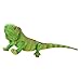 Xshelley Realistic Green Lizard Stuffed Animal Toys, Chameleon Dolls, Reptile Soft Toys Maned Lizards, Wildlife Gifts for Kids (37.4 inches)