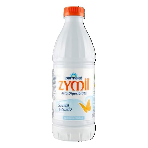 Zymil Latte Buono Digeribile, Senza Lattosio, UHT con 1% di Grassi, ad Alta Digeribilità, Lunga Conservazione, 1L