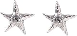 TYIM7 Pendientes bohemios vintage de estrella mar 3,8 x, cm .at7