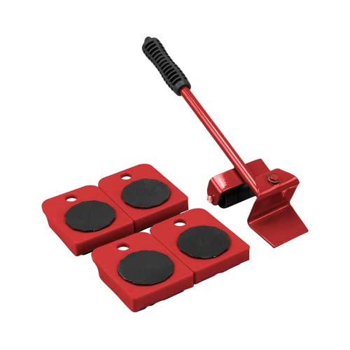 ARTECSIS Kit de déplacement Meubles, 150kg max/Lève Porte – Cric + 4 roulettes